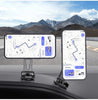 Ultra-Slim 360° Magnetic Folding Car Phone Mount – Universal Nano-Adhesive Holder