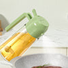 2-in-1 Oil Spray & Pour Bottle (400ML) – Easy Control Kitchen Dispenser for Cooking & BBQ