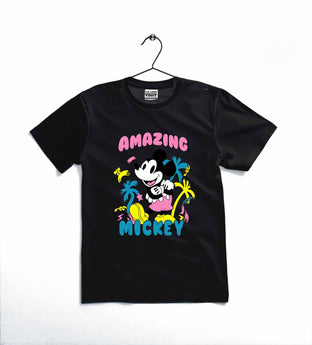 Amazing Mickey Printed T-Shirt for Kids